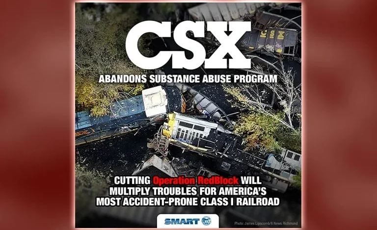 CSX ENDS OPERATION REDBLOCK - SMART Union