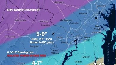 CWG Live: Severe winter storm tonight through Sunday, and very cold into next week - The Washington Post