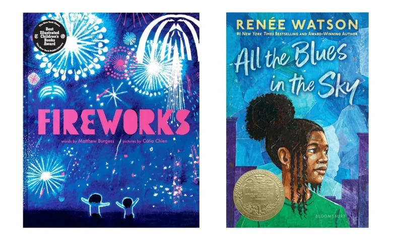 Caldecott goes to 'Fireworks,' and 'All the Blues in the Sky' wins Newbery : NPR