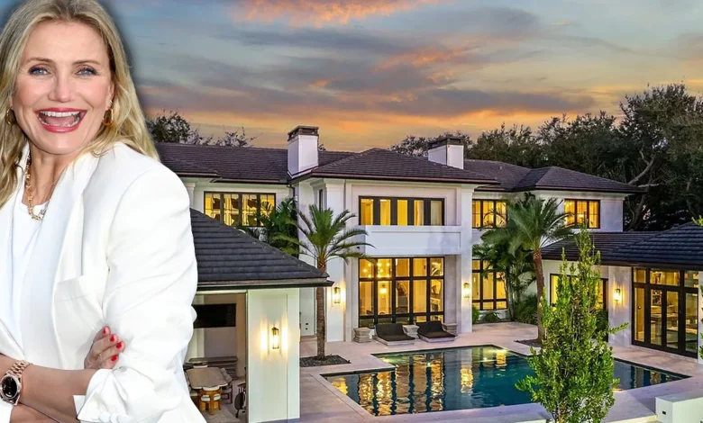 Cameron Diaz Mansion Hunting in Miami Area, Toured NBA Player's House