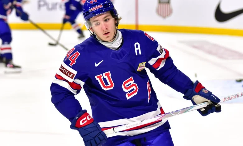 Capitals’ Cole Hutson to return for USA’s World Junior quarterfinal game