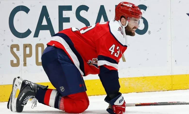 Capitals’ Tom Wilson a game-time decision against Canucks after missing eight games