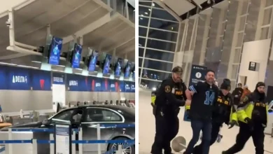 Car Crashes Into Terminal at Detroit Airport In Crazy Video