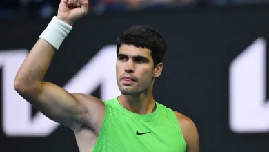 Carlos Alcaraz reaches first Australian Open final after escaping Alexander Zverev in seesaw match