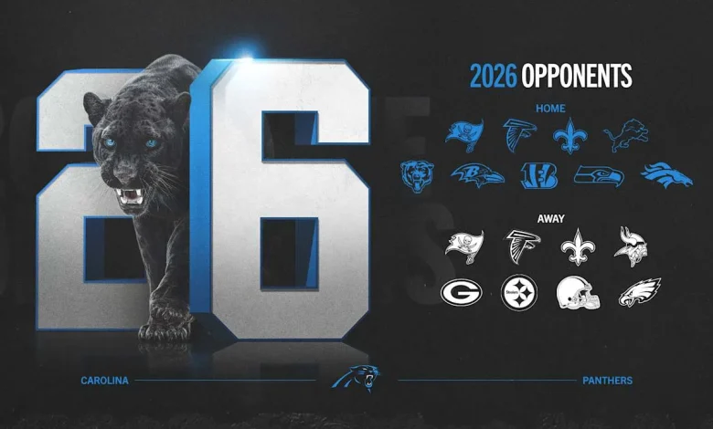 Carolina Panthers 2026 opponents are set