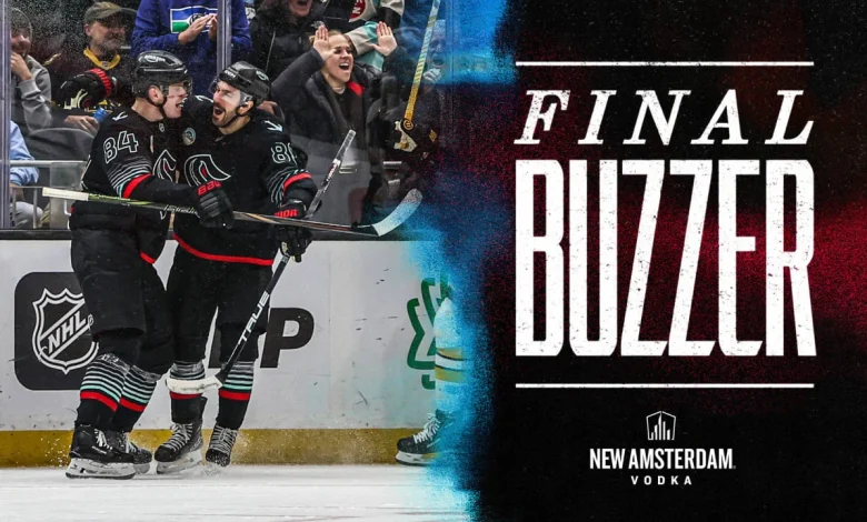 Catton Scores Twice, Kraken Extend Streak To Nine