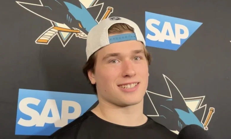 Celebrini Talks Olympic Excitement, Teases Reporters, Praises Sherwood, Consoles Misa (+)