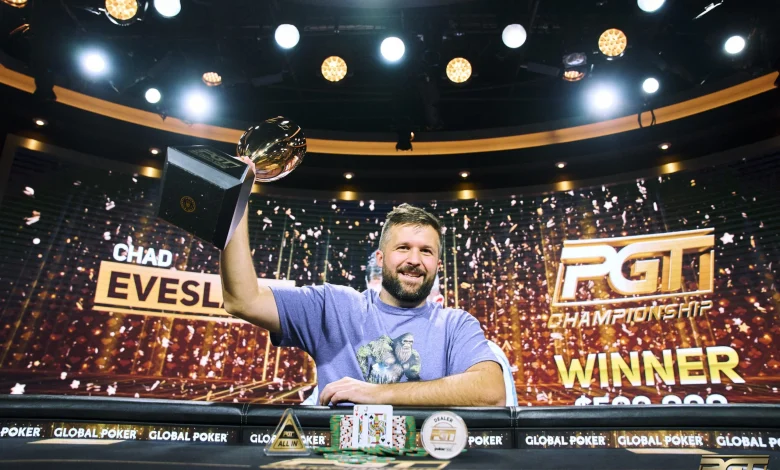 Chad Eveslage Proves Hold'em Dominance With PGT Championship Victory for $500,000