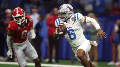 Chambliss, Carneiro lift Ole Miss past Georgia 39-34 and into CFP semifinals