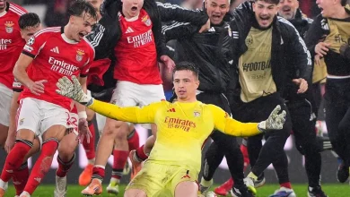 Champions League scores live updates: Benfica goalkeeper Trubin scores last-minute goal against playoff-bound Real Madrid