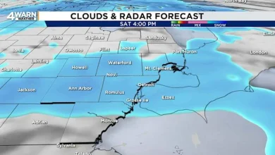 Chances for snow return through part of the weekend for Metro Detroit