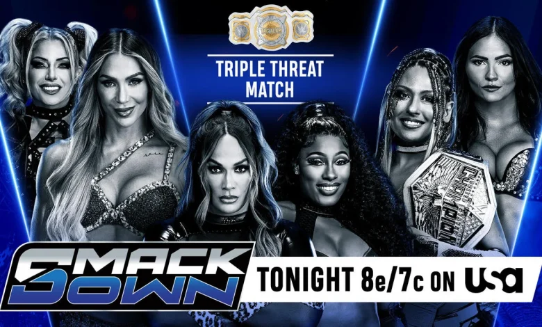 Charlotte Flair & Alexa Bliss, Nia Jax & Lash Legend, and Giulia & Kiana James | WWE Women's Tag Team Title No. 1 Contender's Match