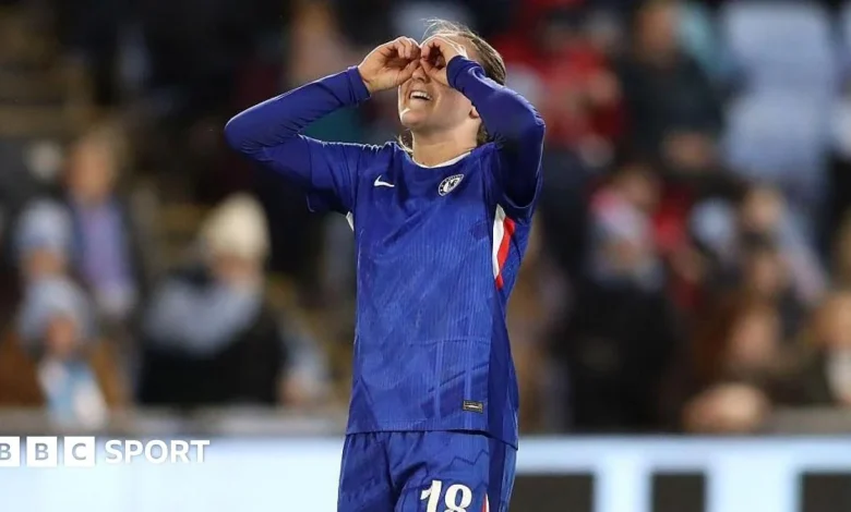 Chelsea beat Man City to reach Women's League Cup final