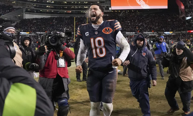 Chicago Bears quarterback Caleb Williams delivers his masterpiece