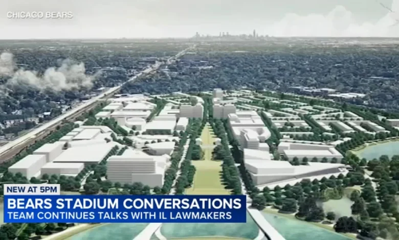 Chicago Bears stadium news: Bears talk with Illinois lawmakers plans in Arlington Heights, Chicago; Indiana introduces new bill