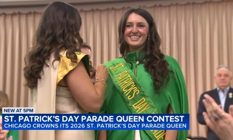 Chicago St. Patrick's Day Parade 2026: Claire Cahill wins contest, crowned as new queen for St. Patrick's Day Parade