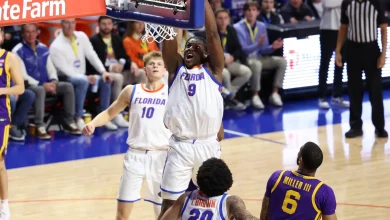 Chinyelu, Gators Smash Glass, Tigers for Fifth Straight Win