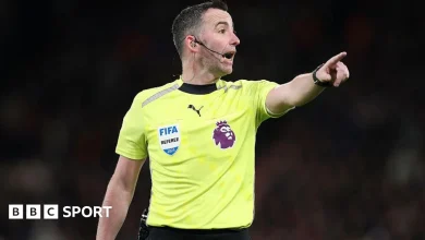 Chris Kavanagh promoted as England has three Uefa elite referees for first time in eight years