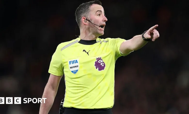 Chris Kavanagh promoted as England has three Uefa elite referees for first time in eight years