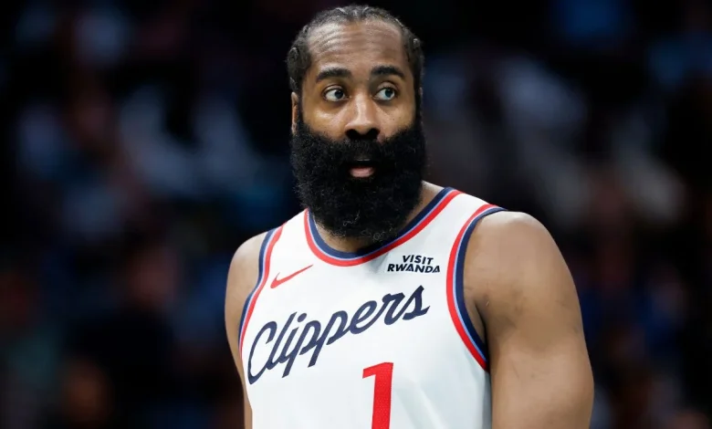 Clippers' James Harden out vs. Warriors due to shoulder stiffness