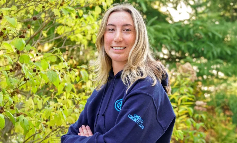 Co-op student Leah Cavaricci helps build Ontario Line