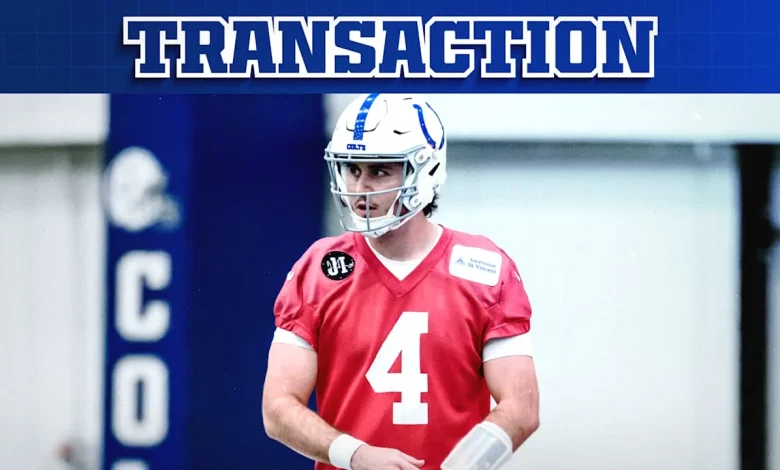 Colts elevate QB Seth Henigan, TE Sean McKeon from practice squad to active roster for Week 18