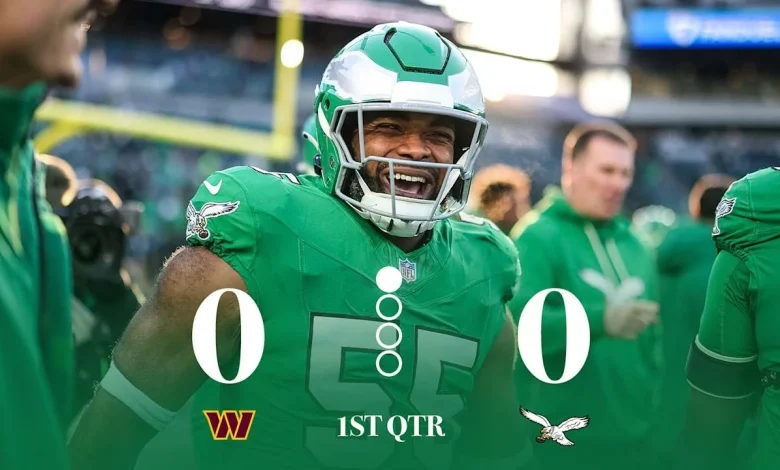 Commanders vs. Eagles Live Updates