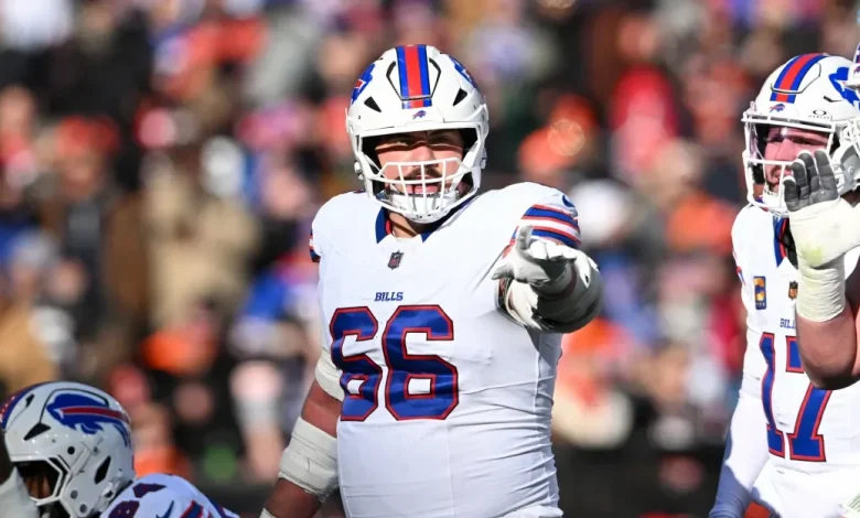 Connor McGovern injured on James Cook fumble against Broncos