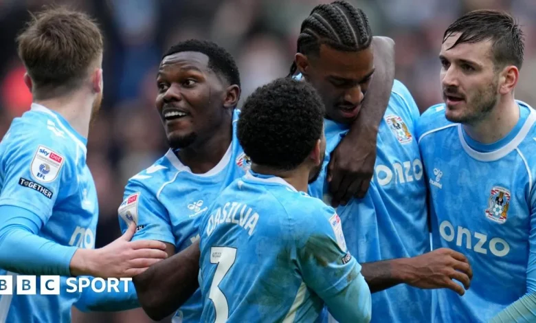 Coventry City 2-1 Leicester City - Sky Blues come from behind to win