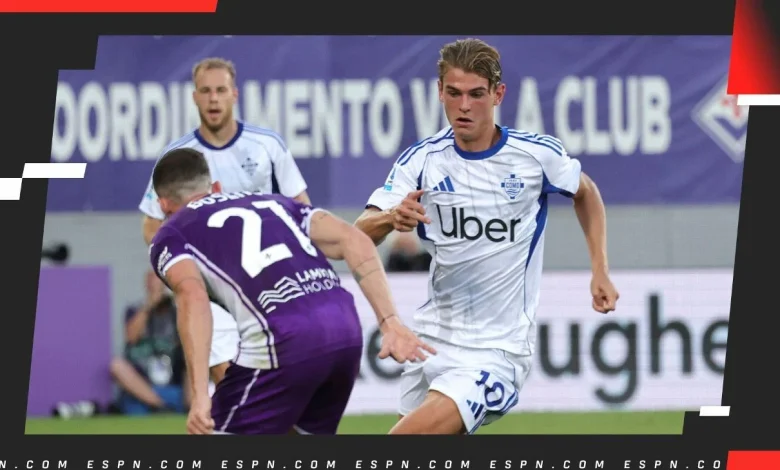 Cuándo juegan Fiorentina vs. Como por la Copa Italia: equipo, fecha, hora y TV en vivo