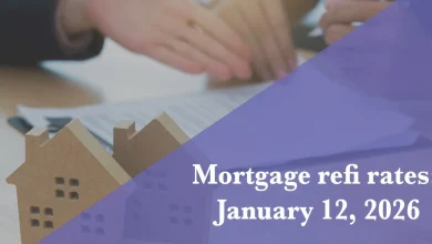 Current refi mortgage rates report for Jan. 12, 2026