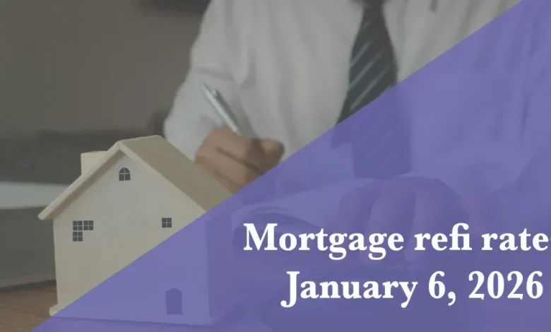 Current refi mortgage rates report for Jan. 6, 2026