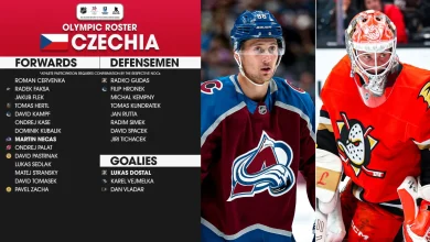 Czechia roster for 2026 Winter Olympics includes Pastrnak, Hertl