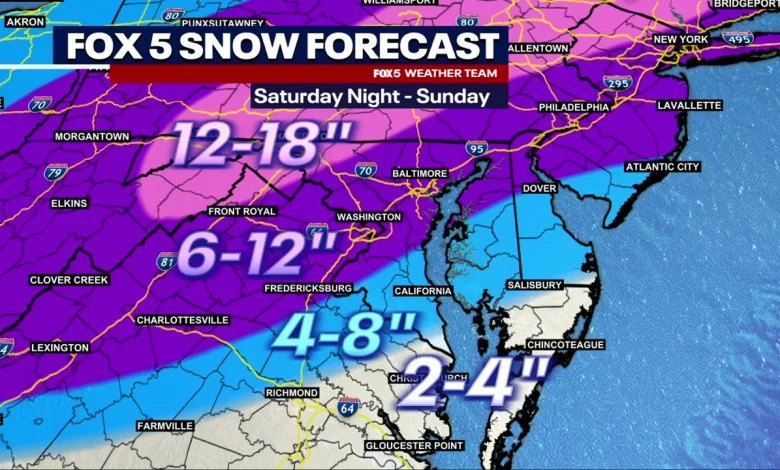 DC Snow Forecast: Winter Storm Warning, State of Emergency issued for region