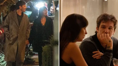 Dakota Johnson and Role Model Leave Dinner Date Holding Hands