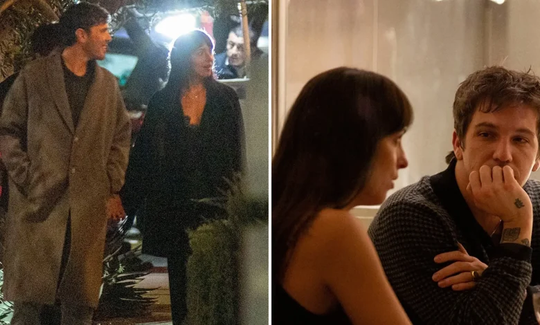 Dakota Johnson and Role Model Leave Dinner Date Holding Hands