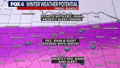 Dallas weather: Winter Storm Watch extended, Extreme Cold Watch issued ahead of dangerous ice and snow