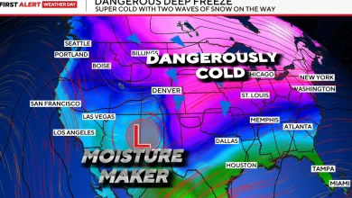 Dangerously cold temperatures and snow arrive in Colorado, and will affect the Broncos-Patriots game in Denver