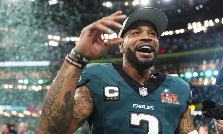 Darius Slay is back in Philly, as a spectator