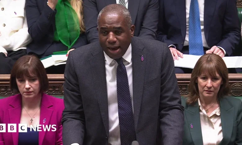 David Lammy to face Andrew Griffith at deputy Prime Minister's Questions