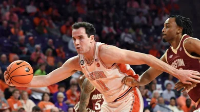 Davidson's Big Day Gives No. 22 Clemson Eighth Straight Win Over Boston College