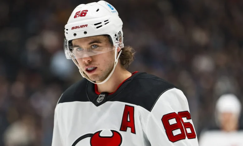 Devils’ Jack Hughes leaves game early vs. Predators