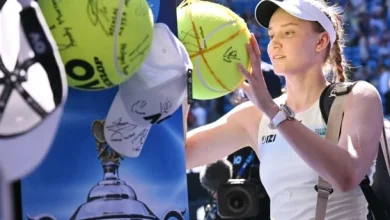 Dominant Rybakina serves up ticket to AO second round