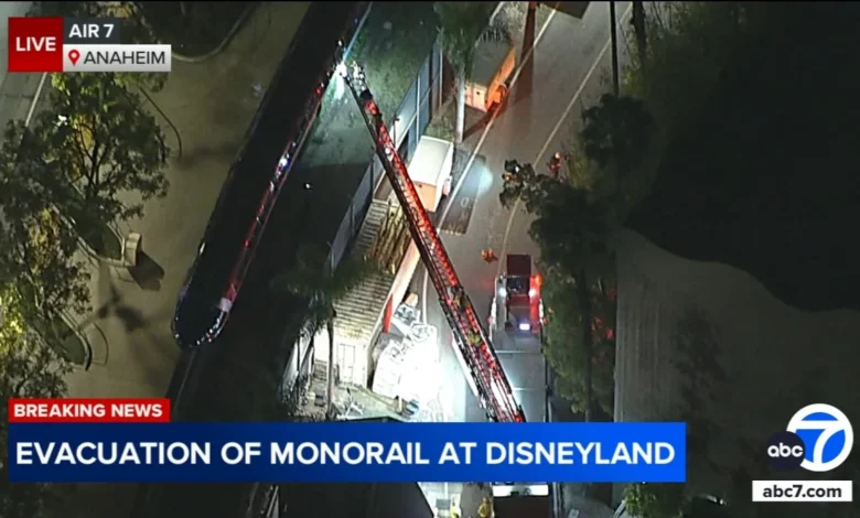 Dozens of passengers on Disneyland Monorail evacuated due to mechanical issue, fire department says