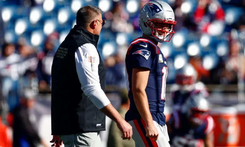 Drake Maye, Mike Vrabel rekindling memories of Brady, Belichick