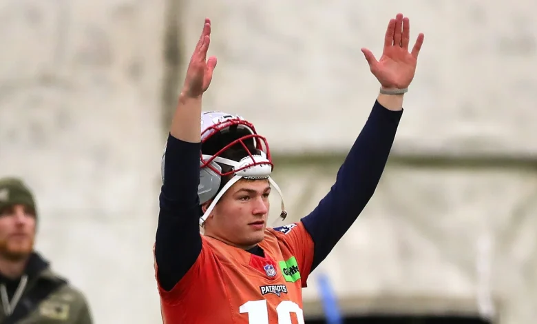 Drake Maye among the nine players Patriots list as questionable