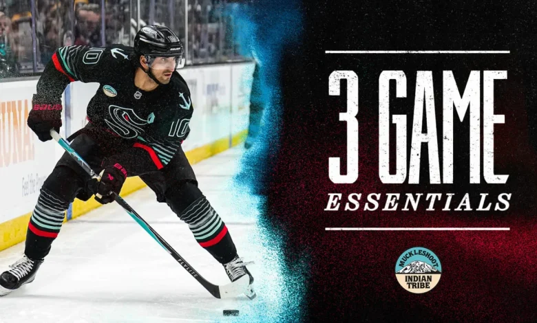 Ducks (26-21-3) vs. Kraken (22-18-9) | 7:00 p.m.