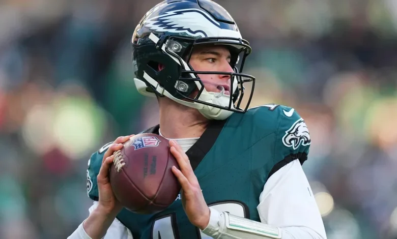 Eagles host Commanders in regular season finale, McKee starting at quarterback