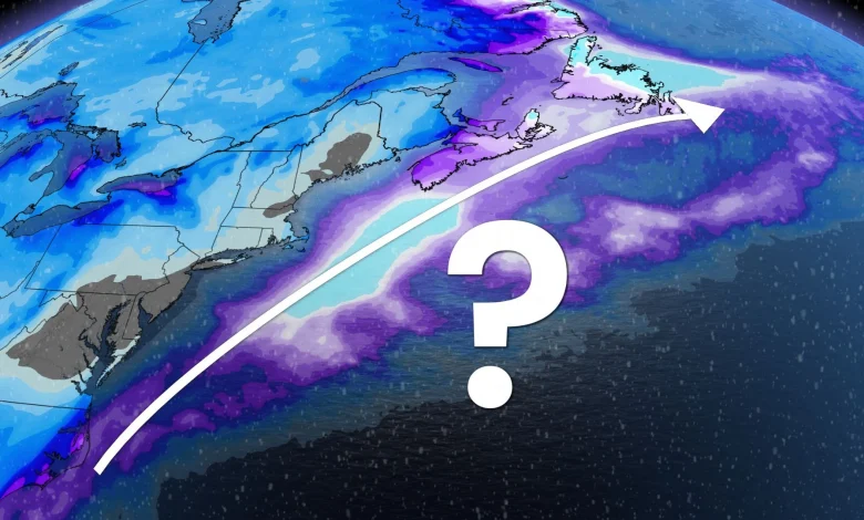 Early details on a possible late-weekend nor'easter in Atlantic Canada