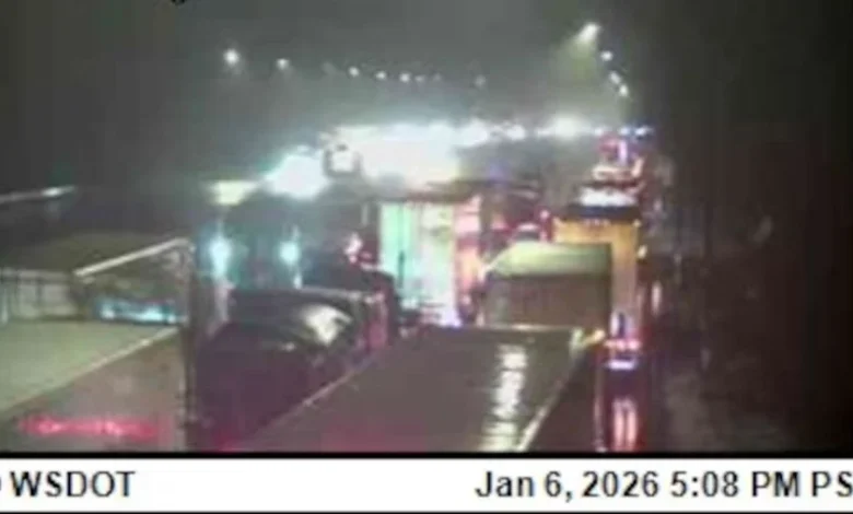 Eastbound I-90 back open after multiple crashes